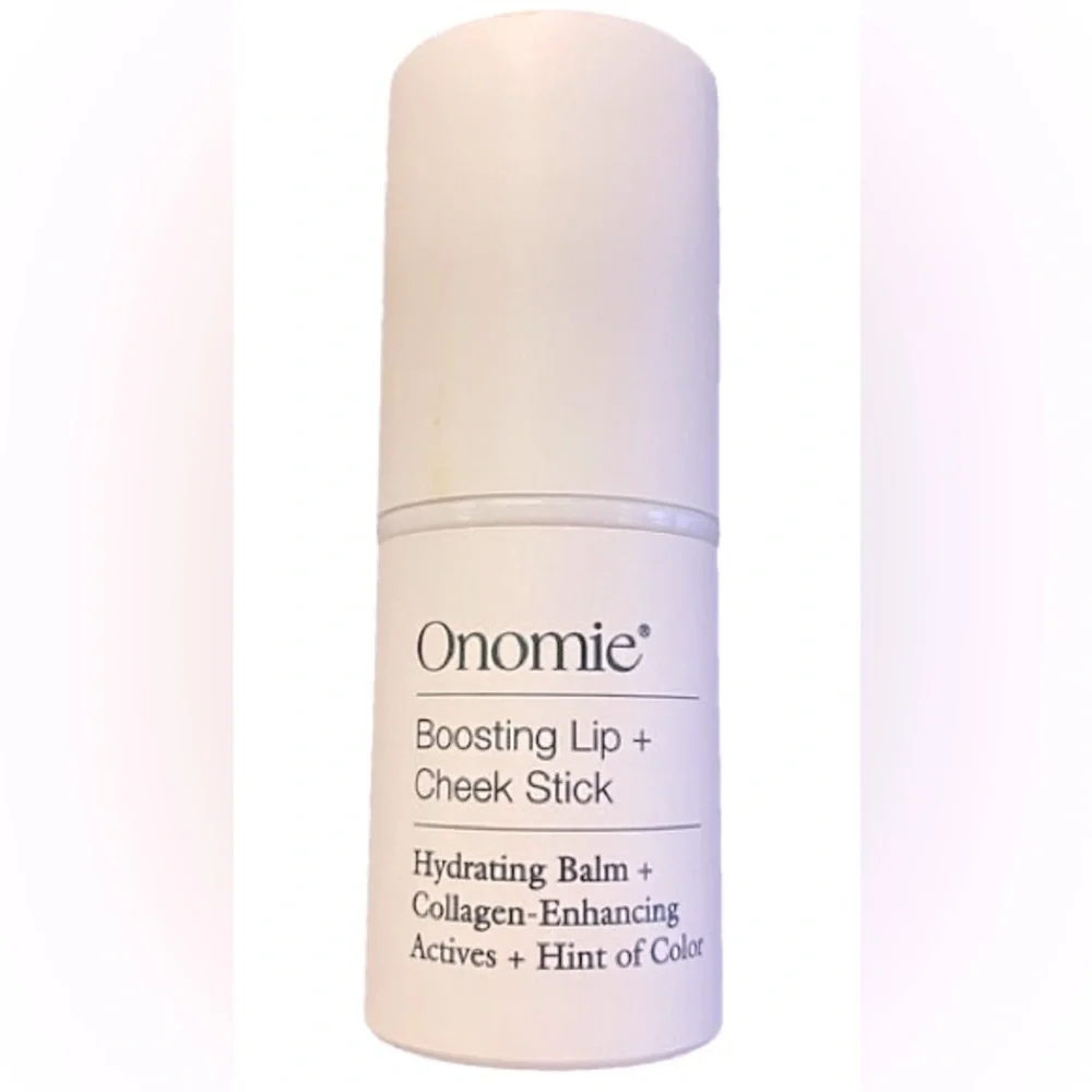 (BA1) ONOMIE Boosting Lip + Cheek Hydrating & Collagen Stick in‎ Caria Pink Nude